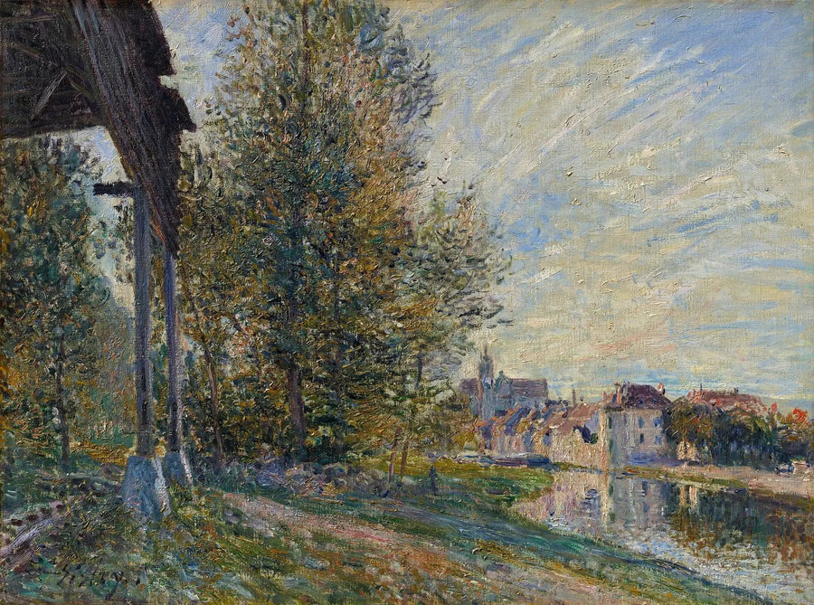 Cerca de Moret-sur-Loing - Alfred Sisley