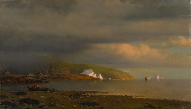 Cerca del cabo St. Johns, costa de Labrador - William Bradford