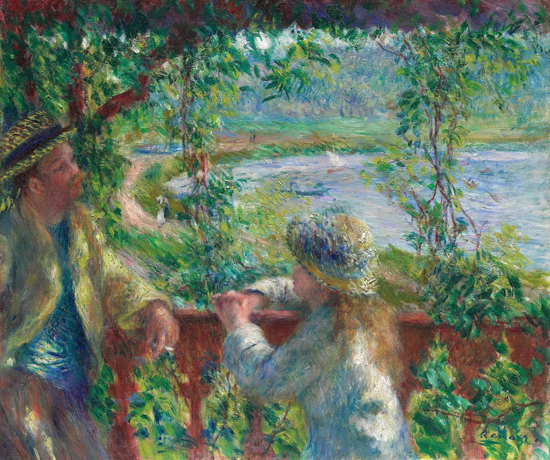 Cerca del Lago - Pierre-Auguste Renoir