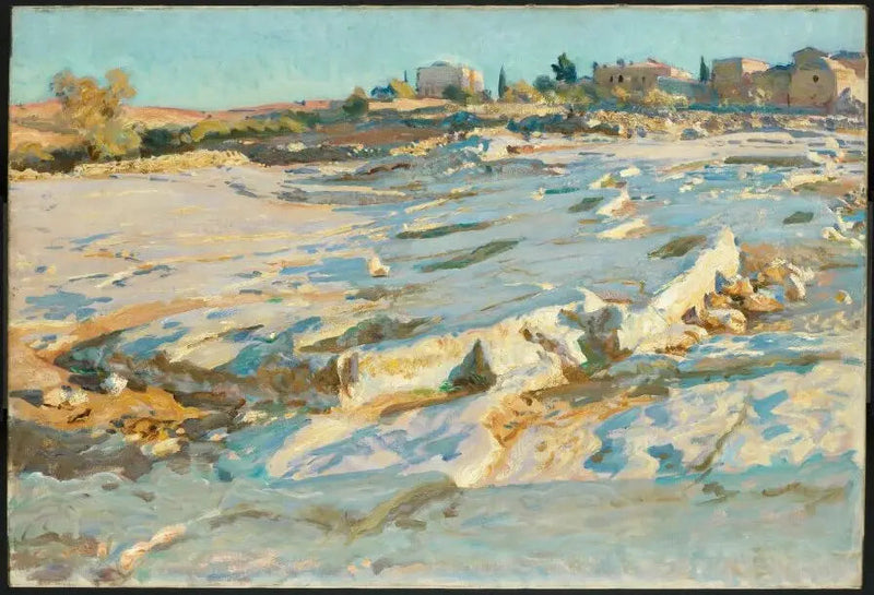 Cerca del monte de los Olivos, Jerusalén - John Singer Sargent