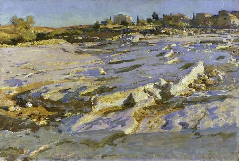 Cerca del monte de los Olivos, Jerusalén - John Singer Sargent