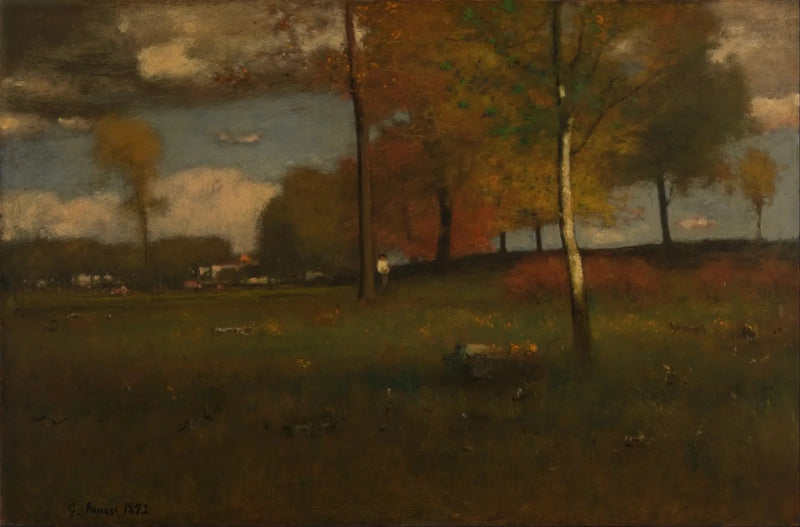 Cerca del pueblo, octubre - George Inness