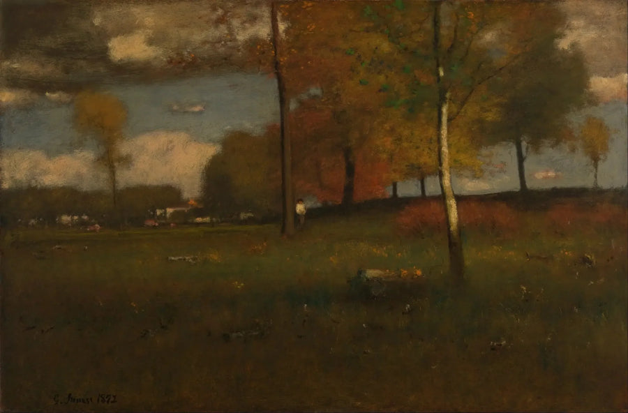 Cerca del pueblo, octubre - George Inness