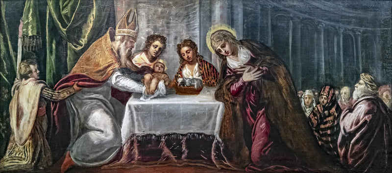 Presentación de Jesús en el Templo - Jacopo Tintoretto