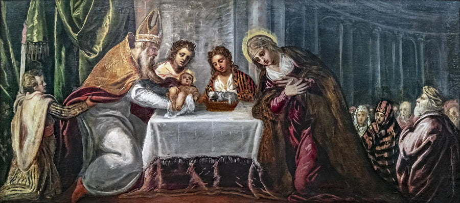 Presentación de Jesús en el Templo - Jacopo Tintoretto