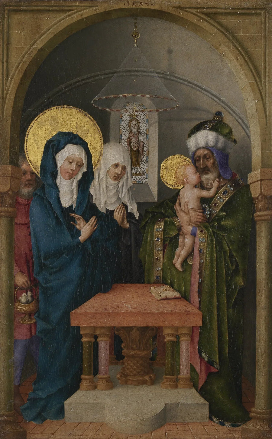 Presentación de Jesús en el Templo - Stefan Lochner