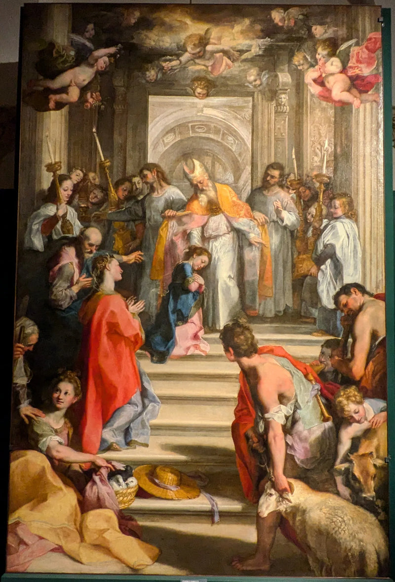 Presentación de la Virgen María en el Templo - Federico Barroci