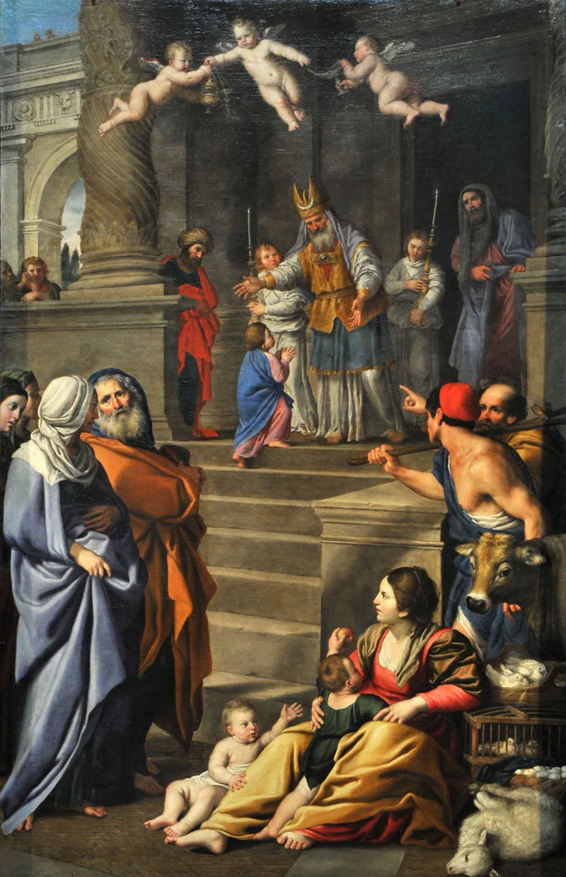 Presentación de la Virgen María - Domenichino