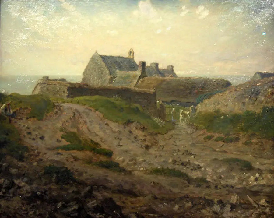 Priory de Vauville, Normandía - Jean-François Millet