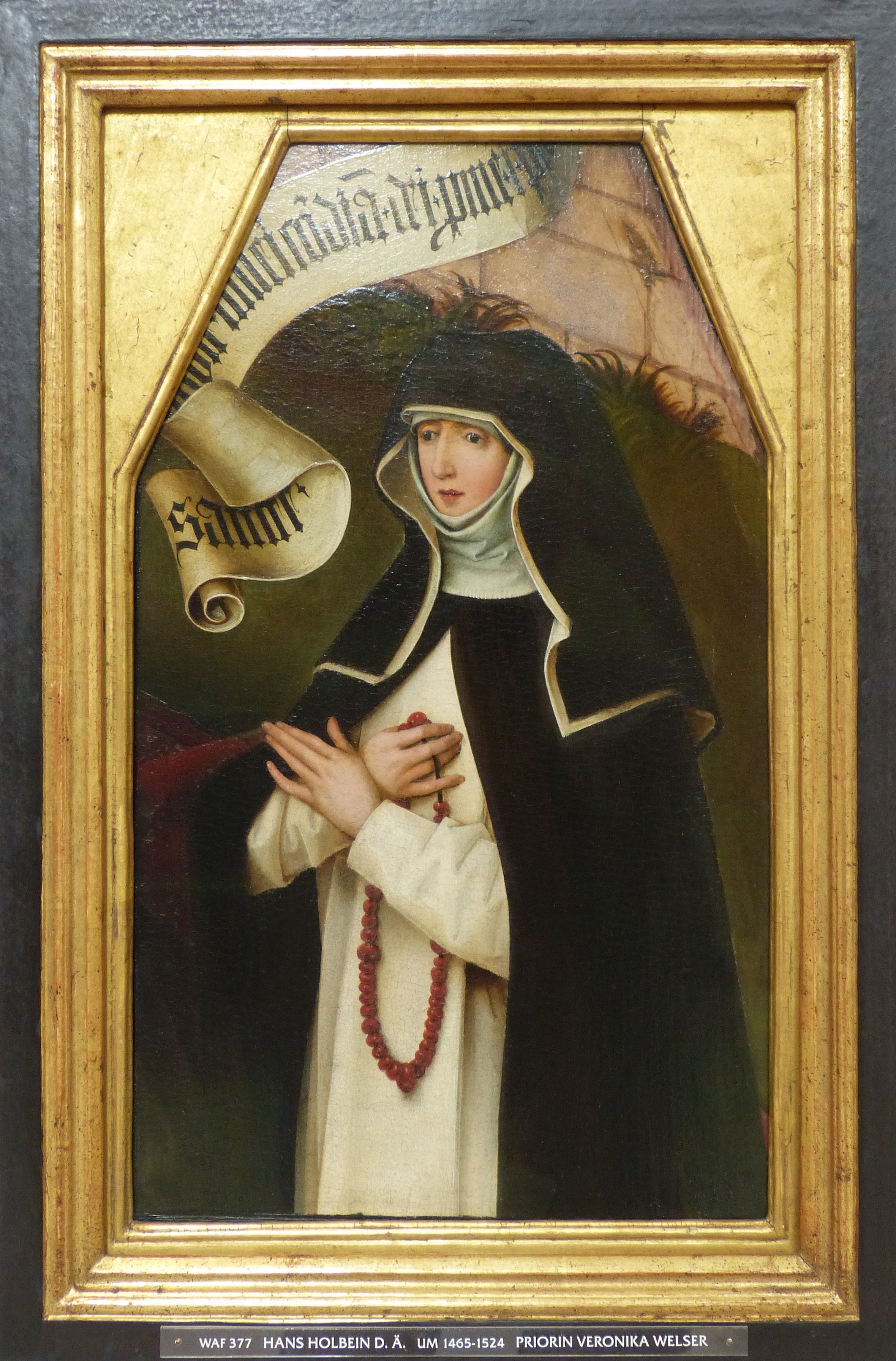 Prieure Veronica Welser - Hans Holbein the Elder image 1 reproduction réalisée par Alpha Reproduction