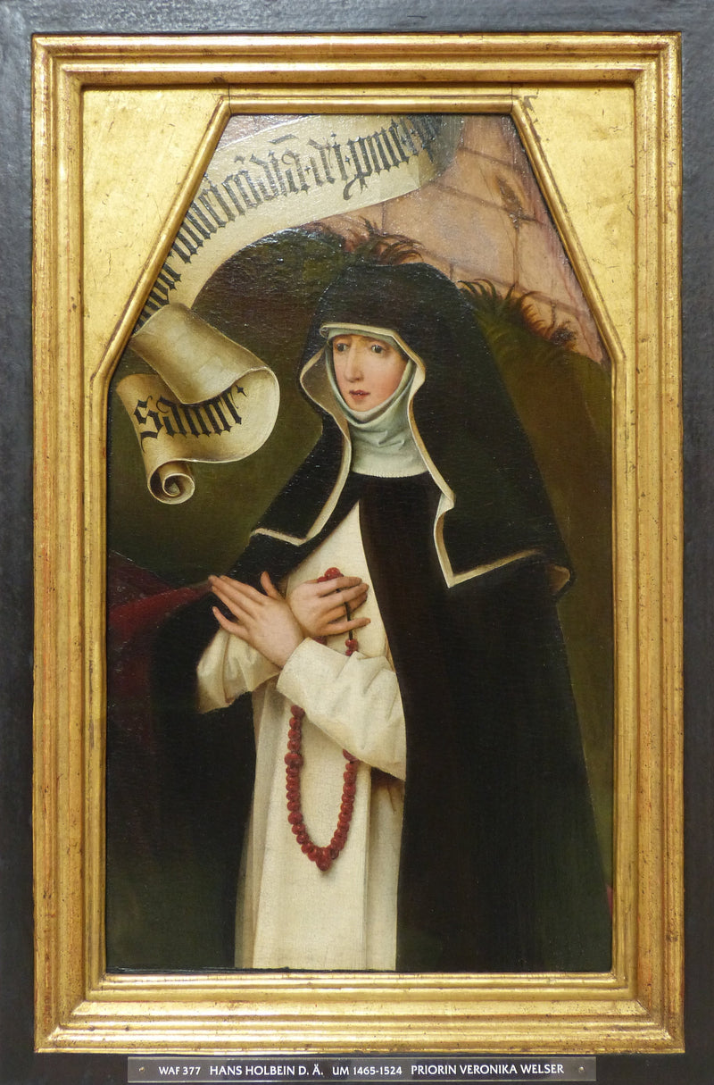 Prieur Veronica Welser - Hans Holbein el Viejo