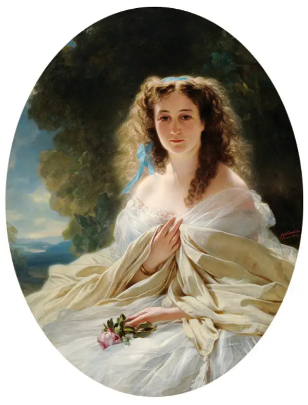 Princesa Olimpiada Vladimirovna Bariatinskaia (1822-1904, nacida Sablukova) - Franz Xaver Winterhalter