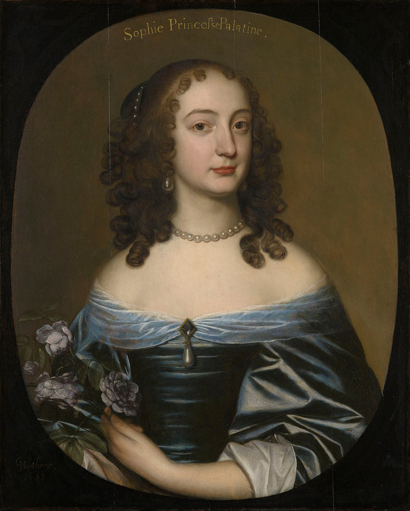 Princesa Sofía, futura duquesa de Brunswick-Lunebourg, electora de Hannover (1630-1714) - Gerrit van Honthorst