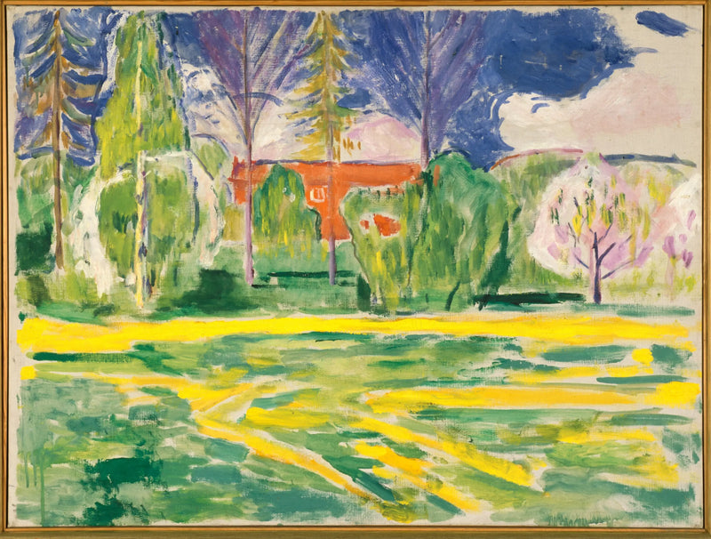 Primavera en Ekely - Edvard Munch