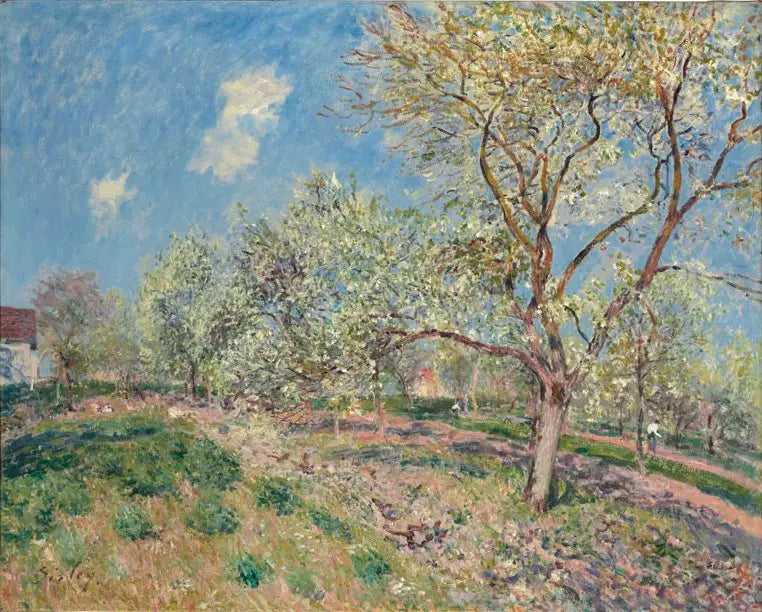 Primavera en Veneux - Alfred Sisley