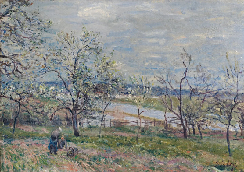 Primavera en Veneux-Nadon - Alfred Sisley
