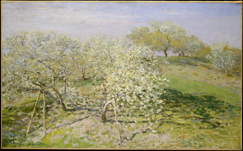 Primavera (Árboles frutales en flor) W271 - Claude Monet