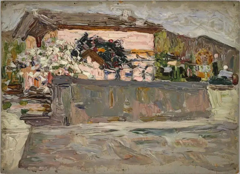 Primavera, en los alrededores de Augsburgo - Vassily Kandinsky