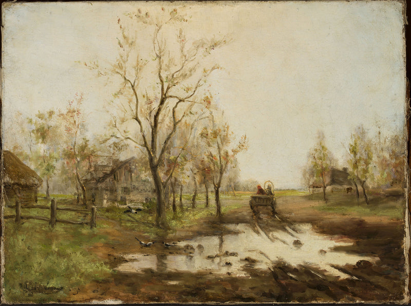 Primavera en el campo. - Isaac Levitan
