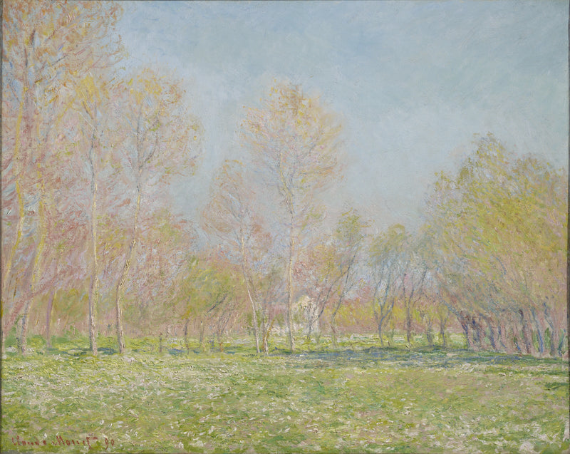 Primavera en Giverny W1243 - Claude Monet