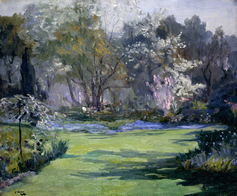 Primavera, el jardín, Villa Sylvia - John Lavery