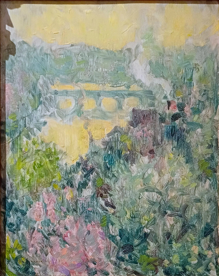 Primavera en el Sena - Henri Le Sidaner