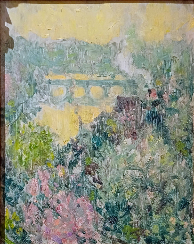 Primavera en el Sena - Henri Le Sidaner