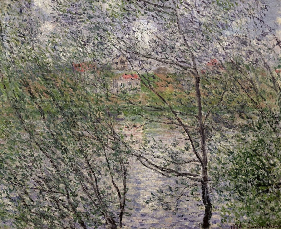 La primavera a través de las ramas - Claude Monet