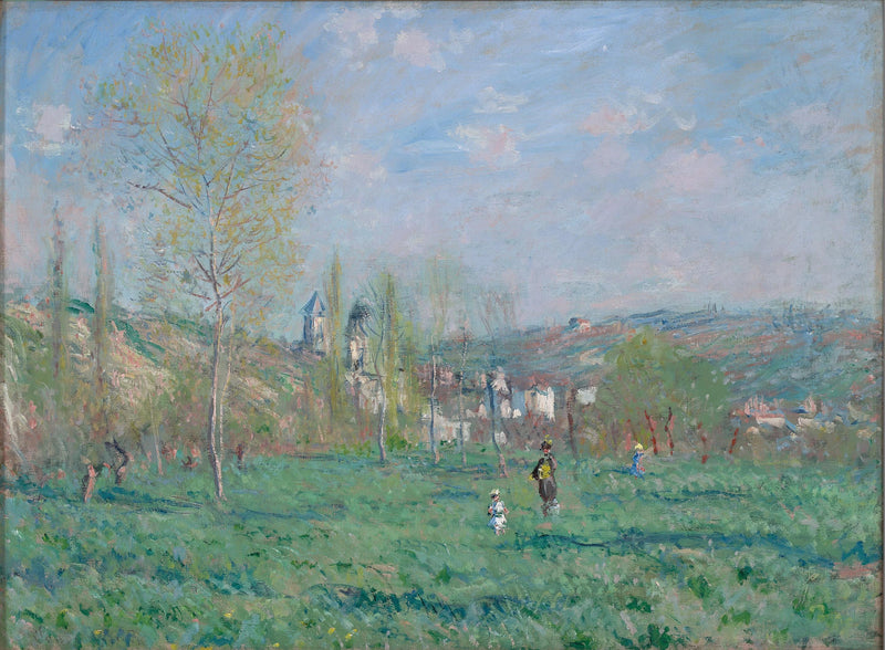Primavera en Vétheuil W579 - Claude Monet