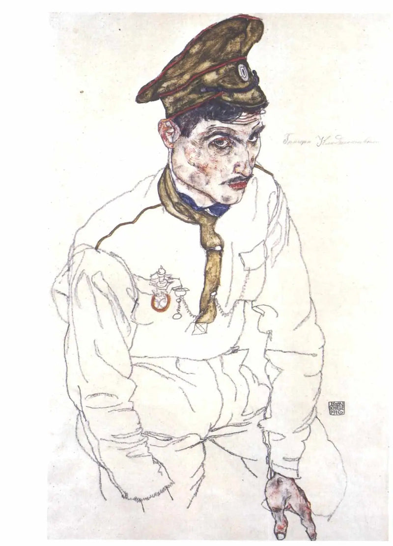 Prisionero de guerra ruso - Egon Schiele