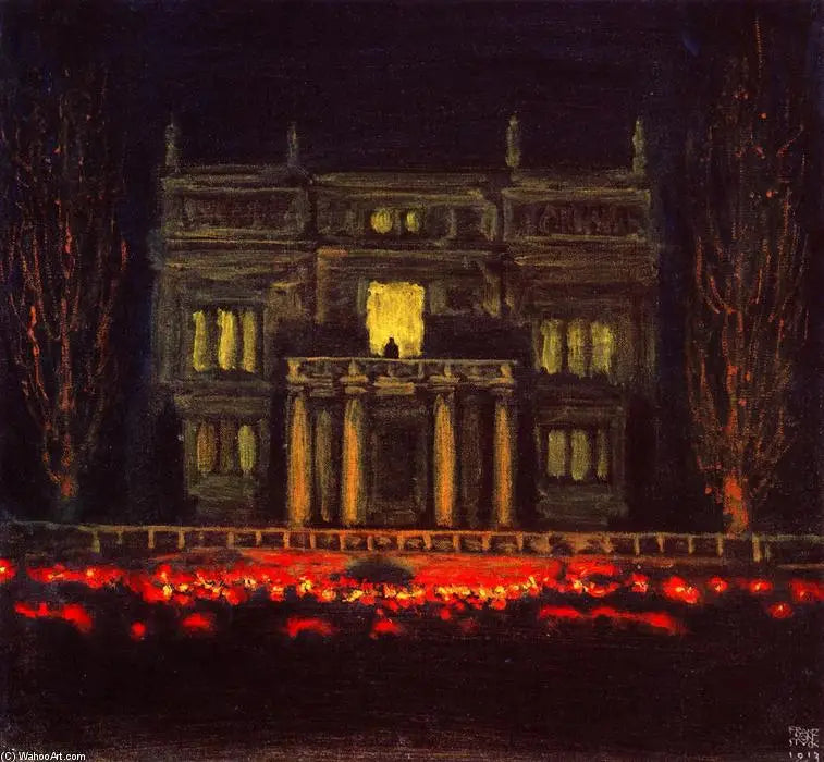 Procesión a las Antorchas - Franz Von Stuck