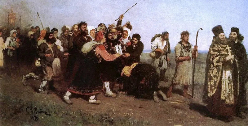 Procesión religiosa - Ilya Repin