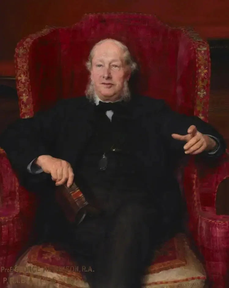 Profesor George Aitchison (1825–1910), RA, RGM, PRIBA - Lawrence Alma-Tadema