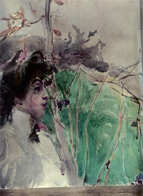 Perfil femenino - Giovanni Boldini