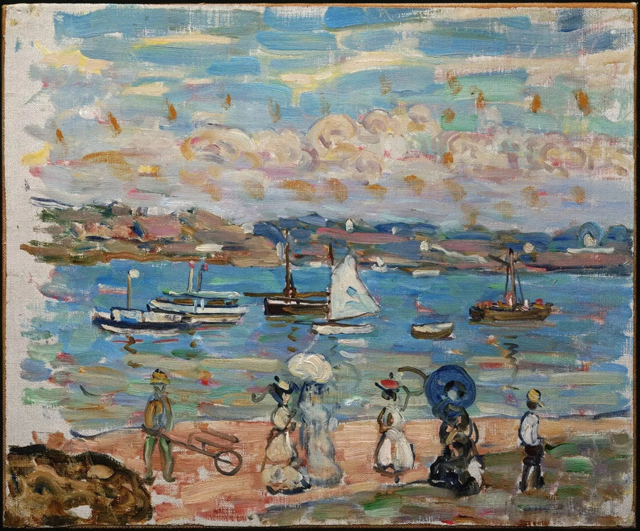 Paseo junto al mar - Maurice Prendergast