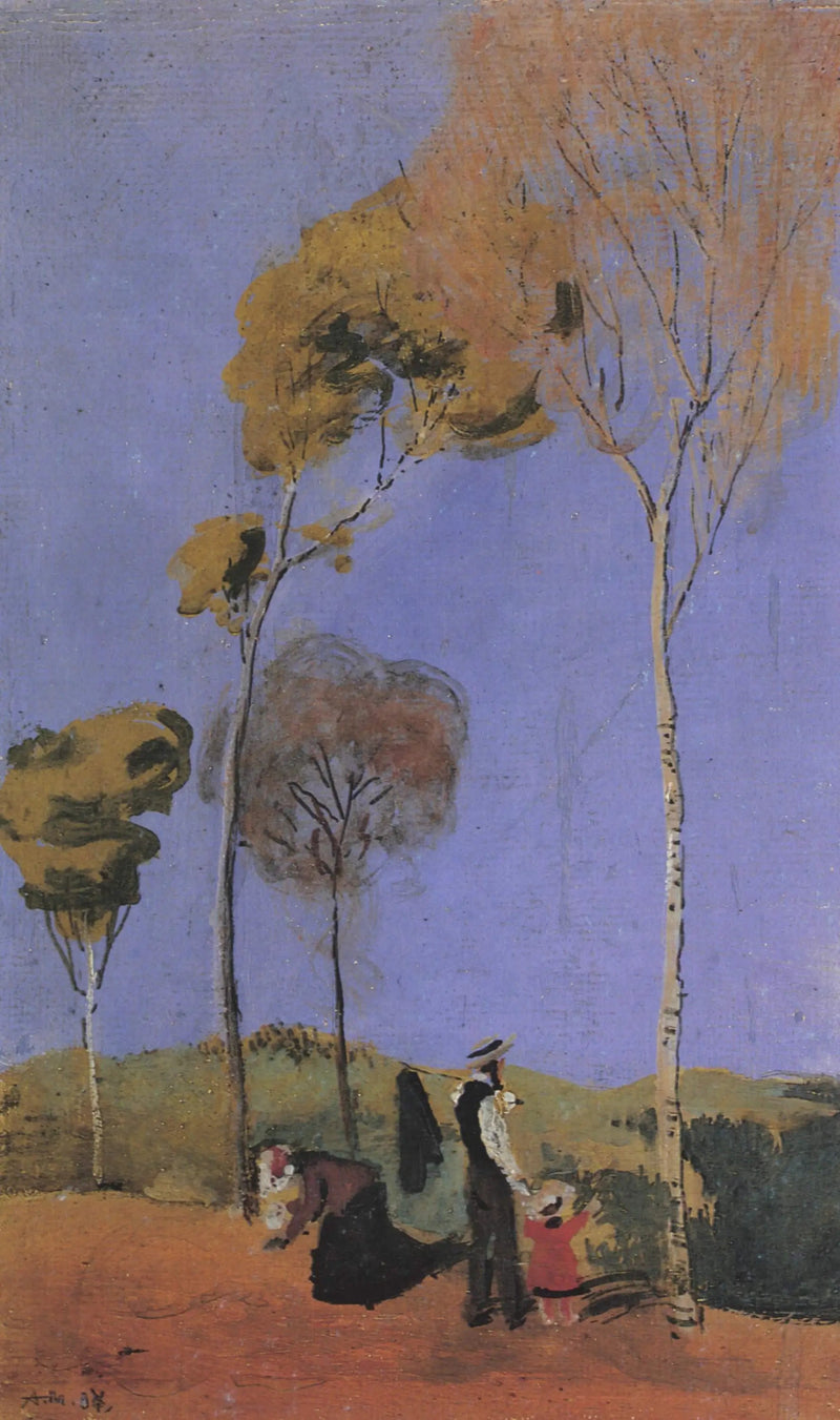 Paseo con niño - August Macke
