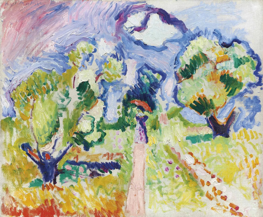 Paseo entre olivos - Henri Matisse