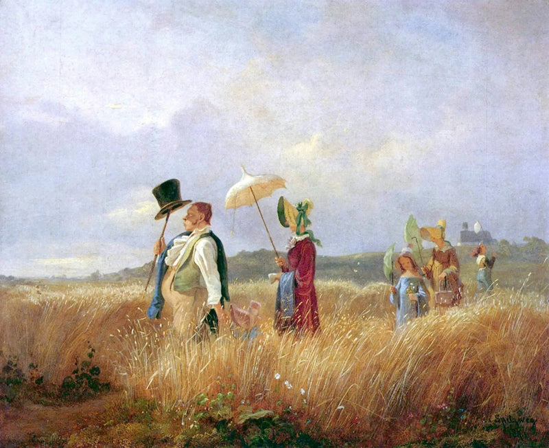Paseo dominical - Carl Spitzweg