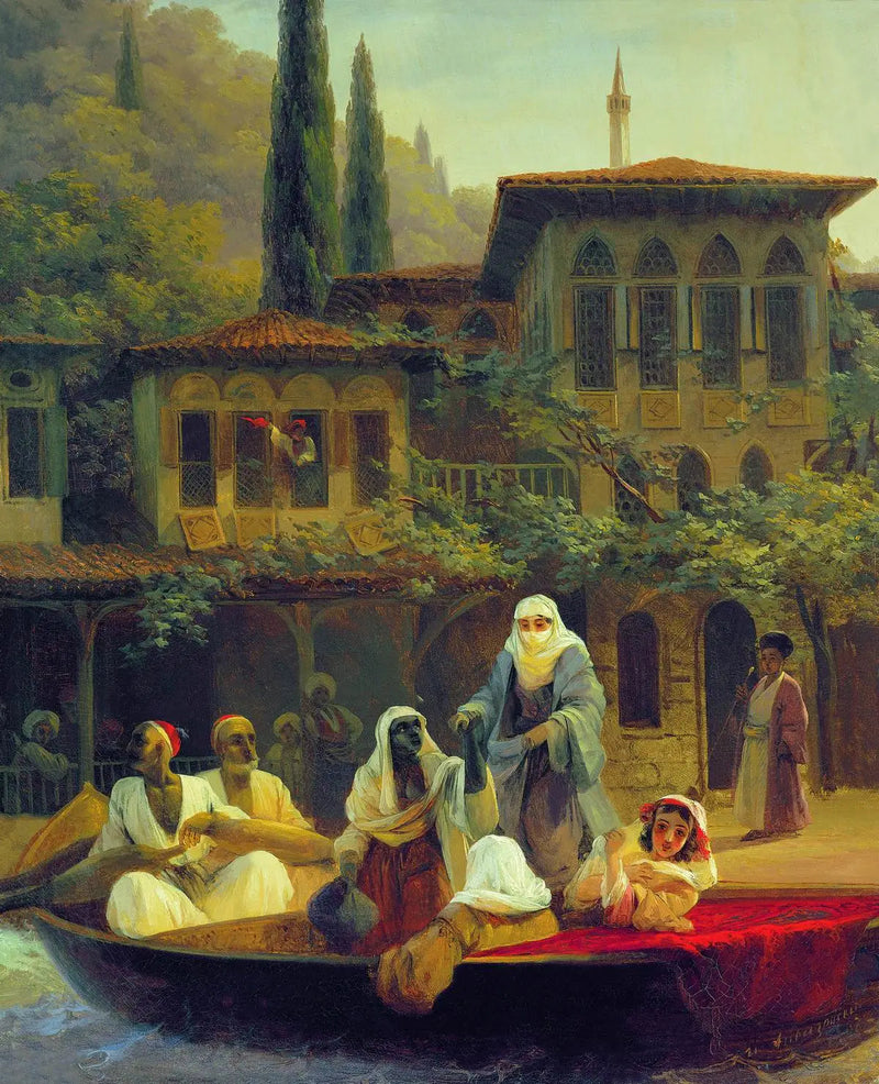 Paseo en barco por Kumkapi en Constantinopla - Iván Aivazovski