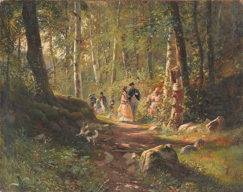 Paseo por el bosque - Ivan Chichkine