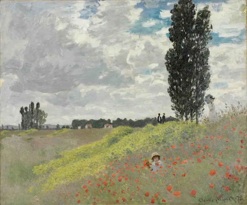 El paseo por las praderas de Argenteuil W276 - Claude Monet
