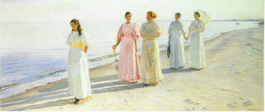 Paseo por la playa de Skagen - Michael Peter Ancher