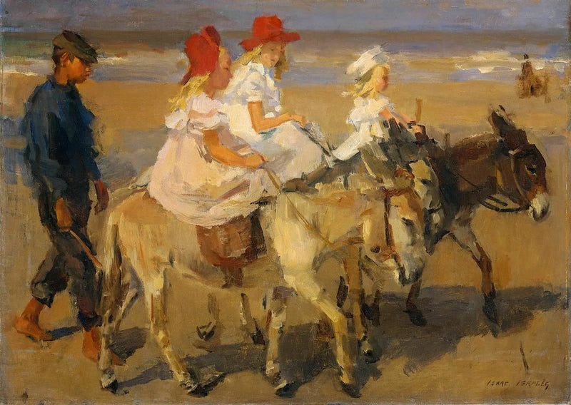 Paseos en burro por la playa - Isaac Israel