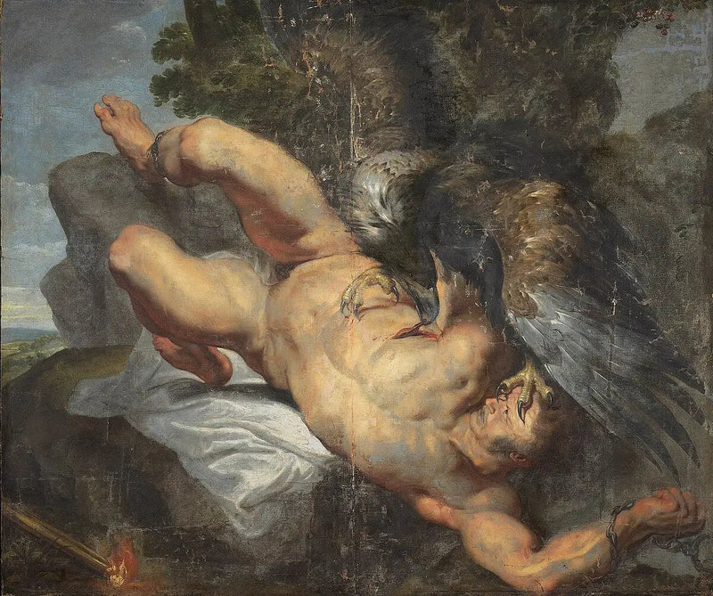 Prometeo encadenado, con el águila - Peter Paul Rubens