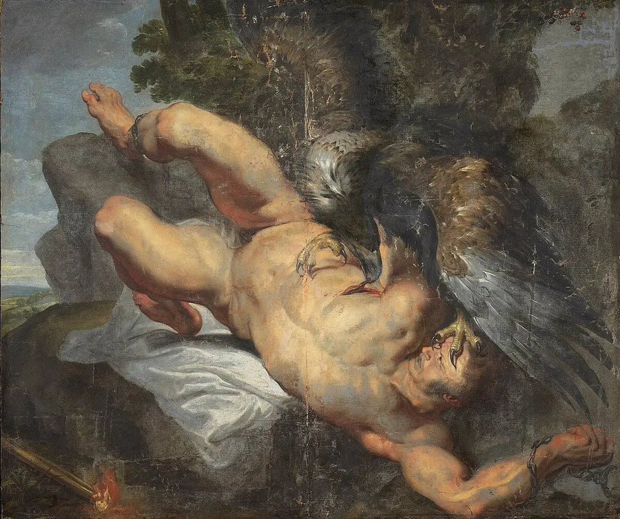 Prometeo encadenado, con el águila - Peter Paul Rubens
