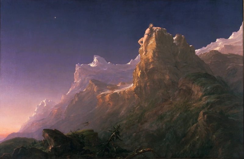 Prometeo encadenado - Thomas Cole