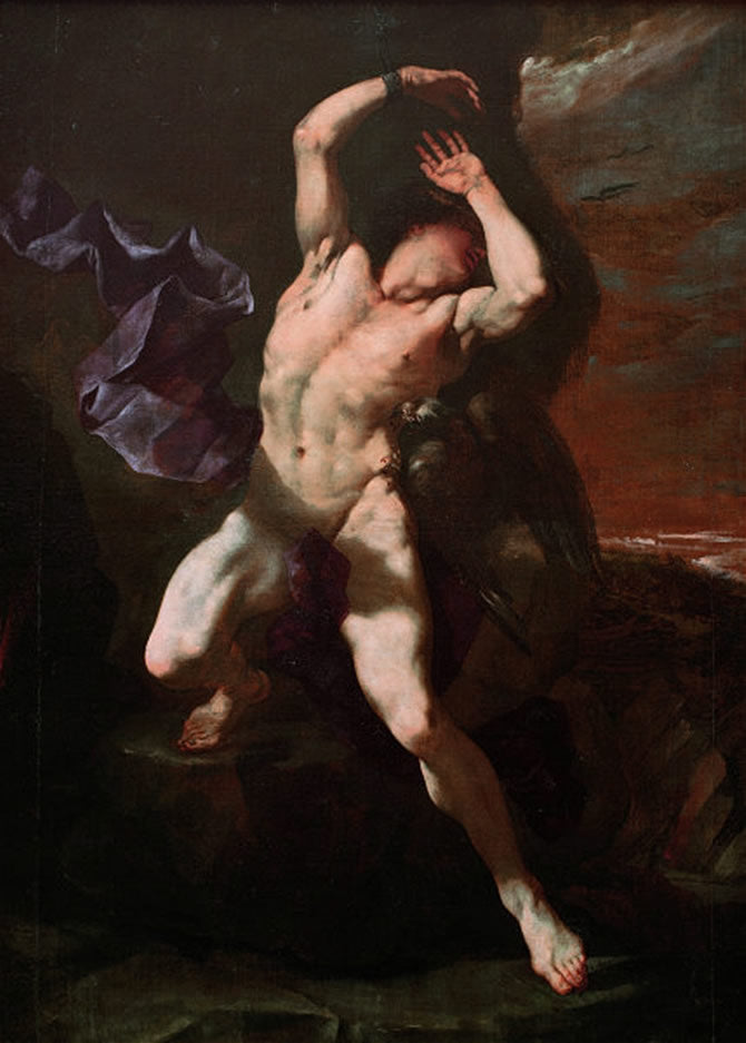 Prométhée - Luca Giordano - Alpha Reproduction