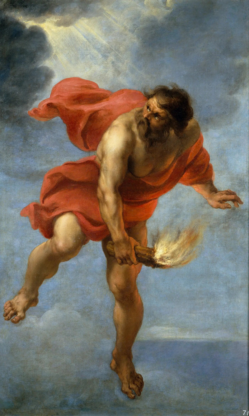 Prometeo llevando el fuego - Peter Paul Rubens