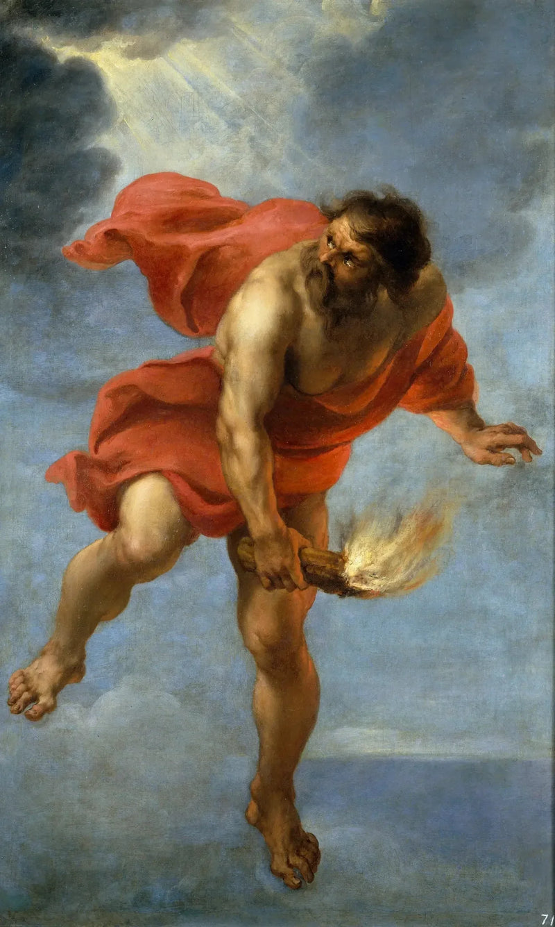 Prometeo llevando el fuego - Peter Paul Rubens