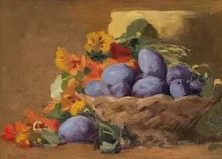 Ciruelas rojas - Pierre Bonnard